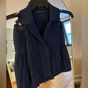 Sincerely Jules Deep Blue Pleated Set